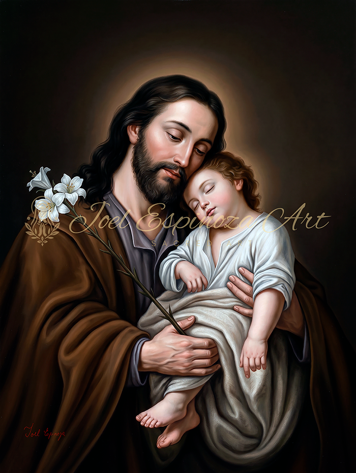 San José con el Niño Jesús