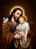 San José con el Niño Jesús